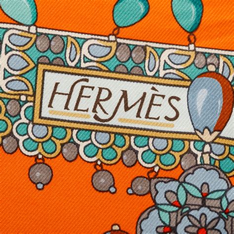 Hermès Parures des Maharajas Scarf w/Box .